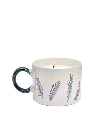 Paddywax Cypress and Fir Pearl Mug Candle 