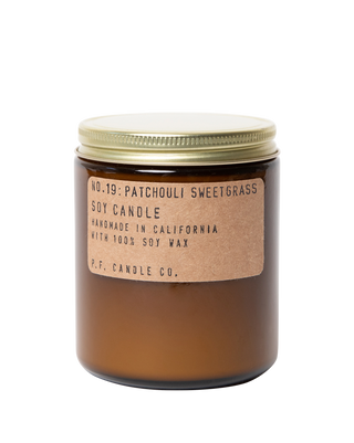 P.F. Candle Co No.19 Patchouli Sweetgrass Candle 7.2oz